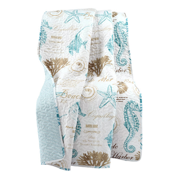 Lush Decor Harbor Life Throw & Reviews Wayfair